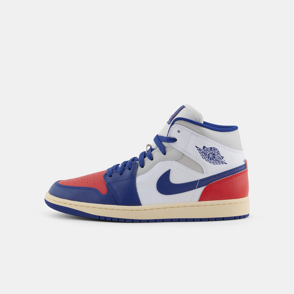Air Jordan 1 Mid White Blue Chill