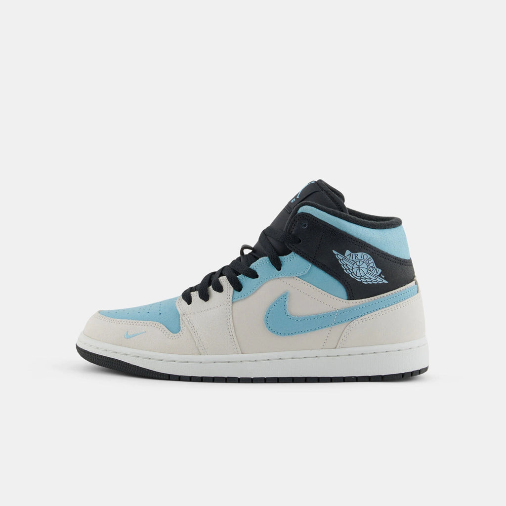 Air Jordan 1 Mid White Blue Chill