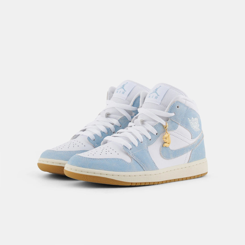 Air Jordan 1 Mid White Smoke Grey (W)