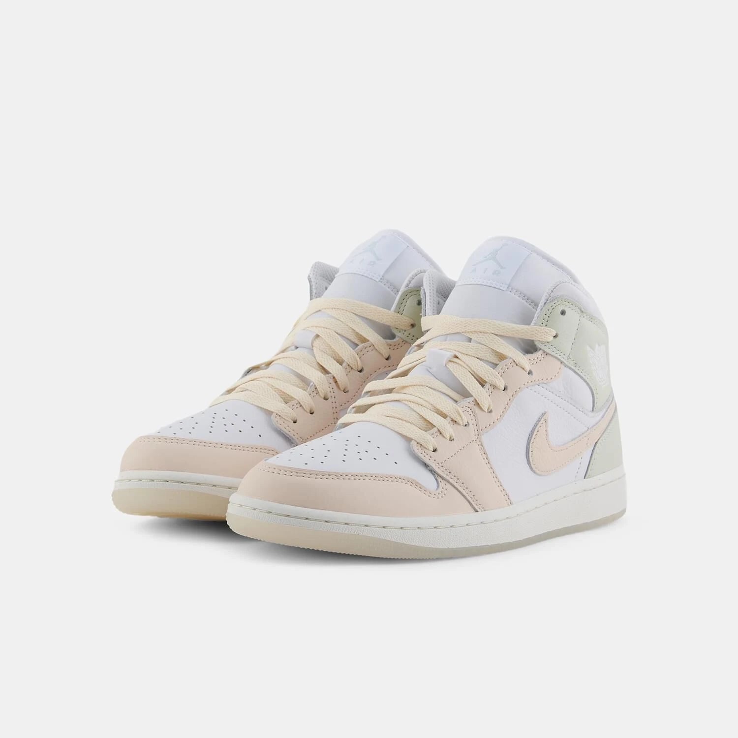 Air Jordan 1 Mid Black Flax