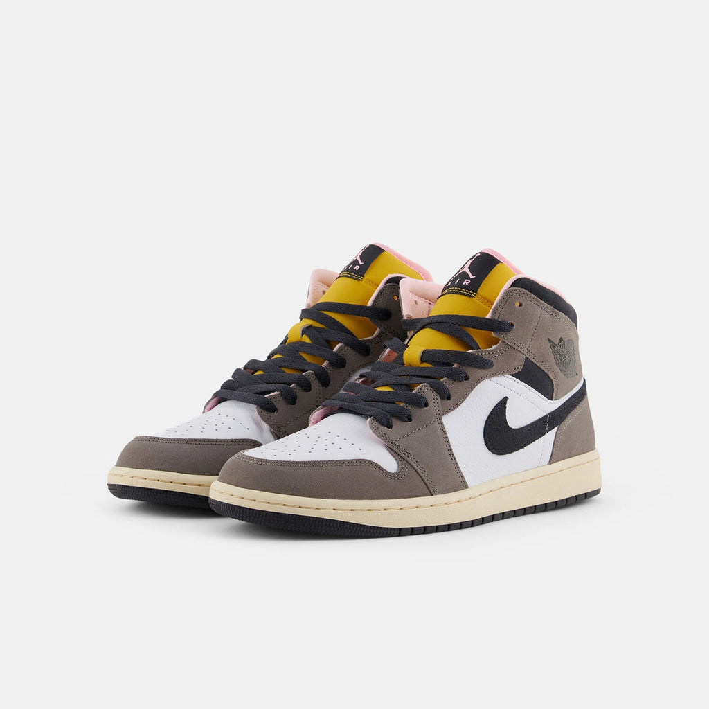 Air Jordan 1 Mid Black Flax