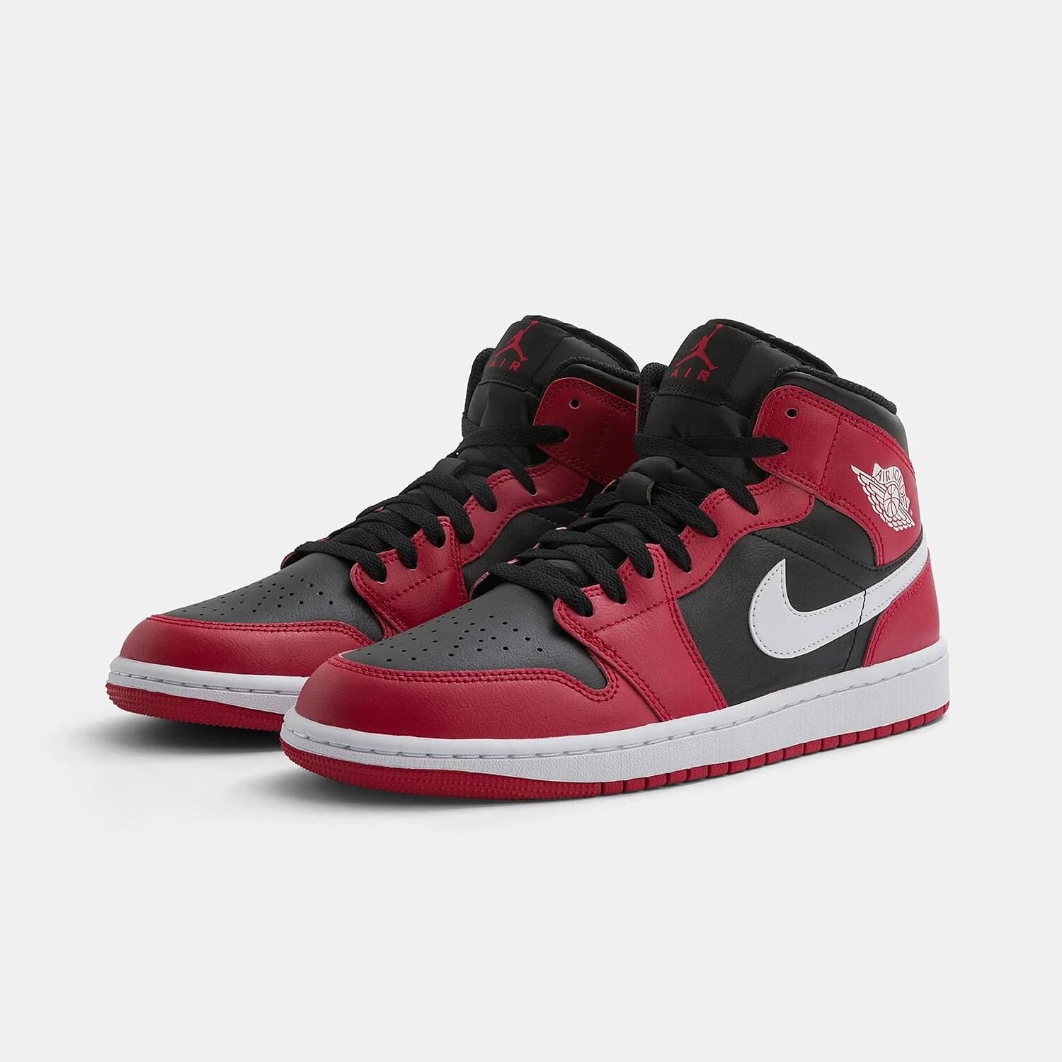Air Jordan 1 Mid Black Flax