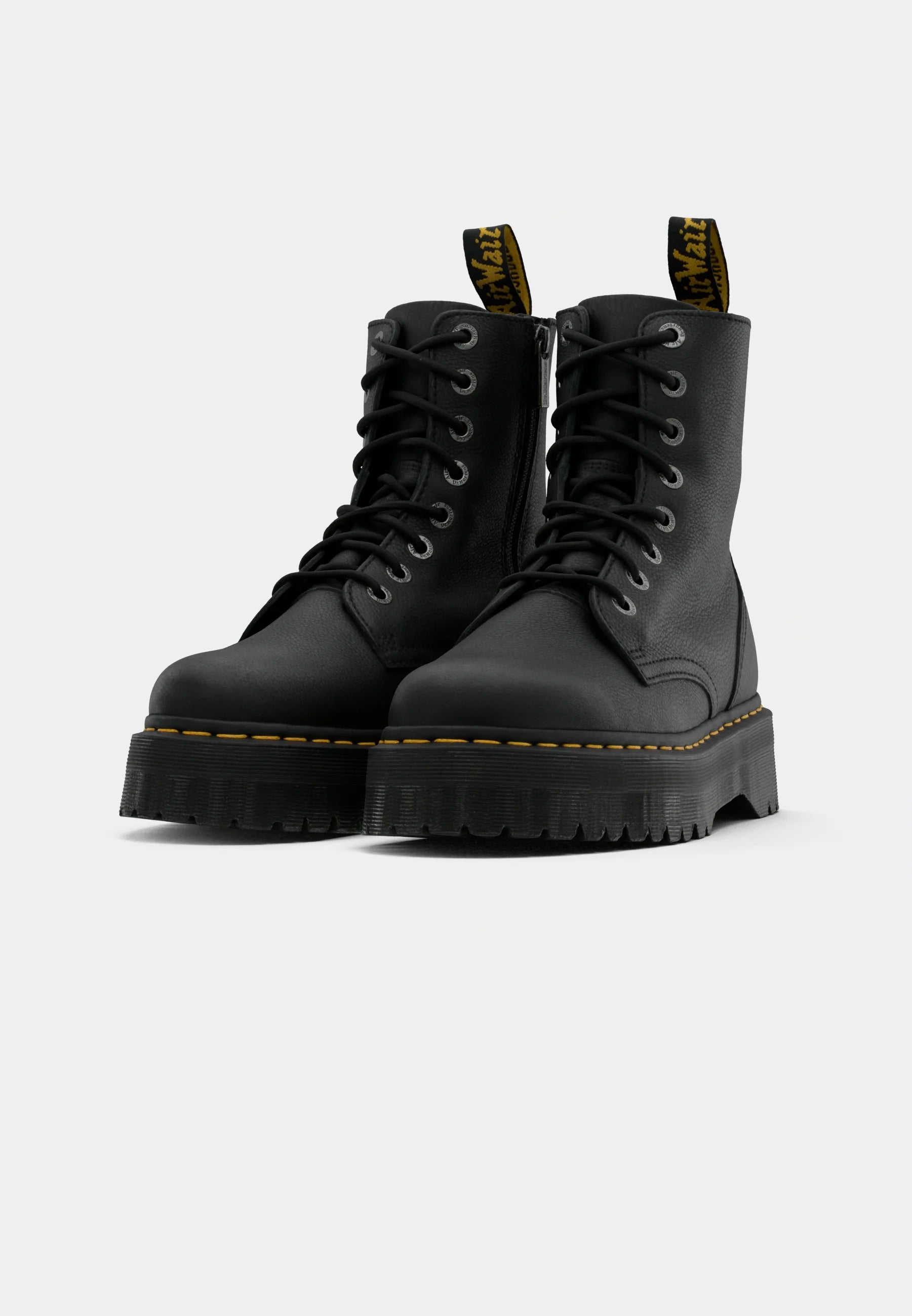 Dr. Martens JADON III UNISEX - Stivaletti con plateau - black pisa