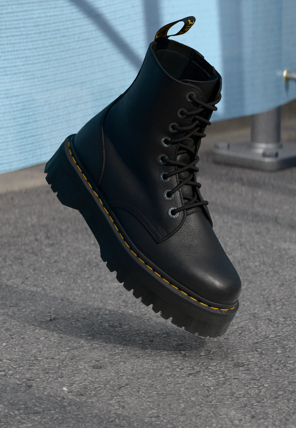 Dr. Martens JADON III UNISEX - Stivaletti con plateau - black pisa